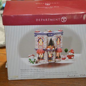 Department 56 Santa bear toy shop